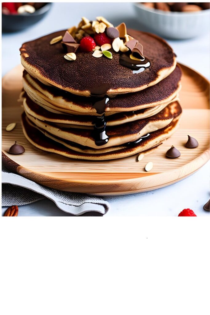 Protein Pancake with Nuts and fruits