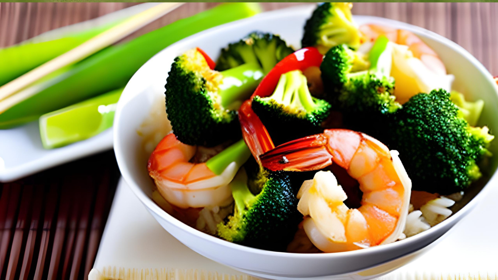 Shrimp and Broccoli Chinese Cuisine