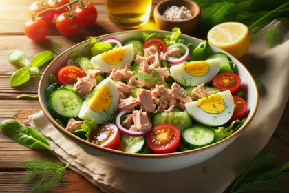 Tuna Salad with egg